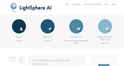 Desktop Screenshot of lightsphereai.com