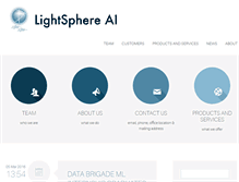 Tablet Screenshot of lightsphereai.com